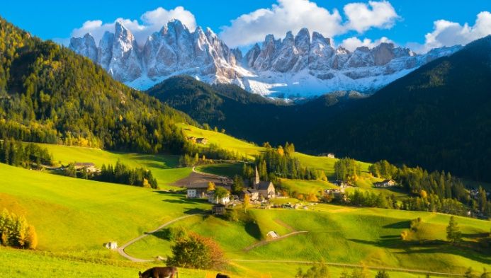 Percorso in auto in Italia: Da Milano alla Svizzera attraverso le Alpi