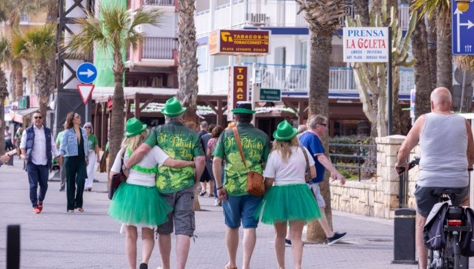 Road trip to Benidorm for Saint Patrick’s Day