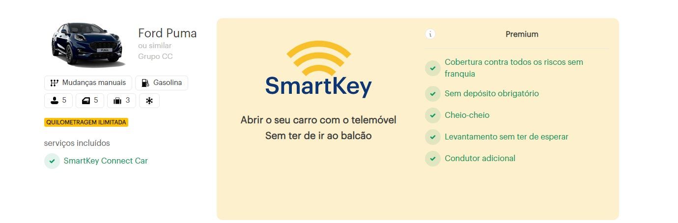 reservar o meu aluguer com SmartKey