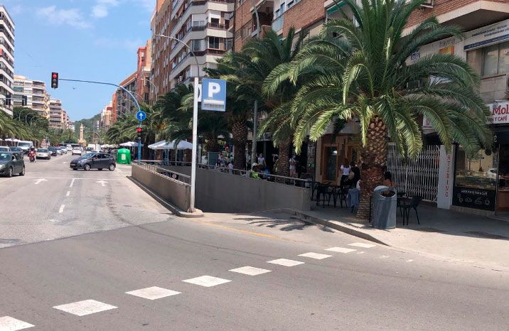 'aparcament de Centauro Rent a Car Alicante estació