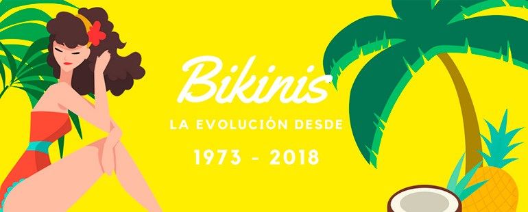 A evolução do biquíni: Um passeio pela história da roupa de praia desde 1973 até 2018